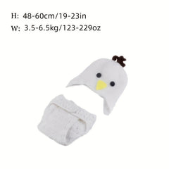 Baby Photo Props Wool Knit Set Little Chicken Little Rabbit