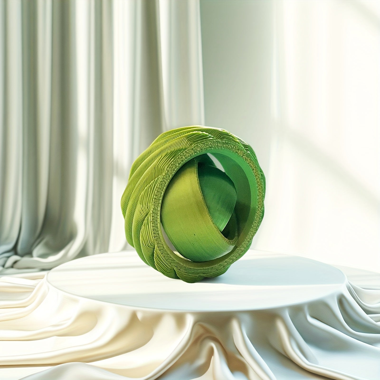 3D Printed Spinning Top Toy - Stress Reduction Tool for Desk and Home Decor