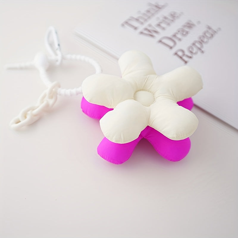 Sweet Cartoon Sun Flower Keychain DIY Bag Pendant Accessory