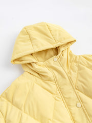 Warm Hooded Down Jacket for Winter Outdoor Sports