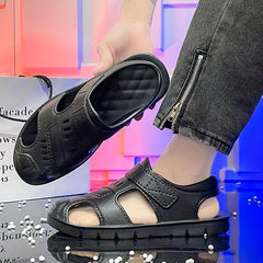 Men's Platform Ankle Sandals Soft Sole Anti-Skid Beach Shoes