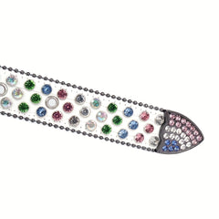 Colorful Rhinestone Western Cowgirl Belt