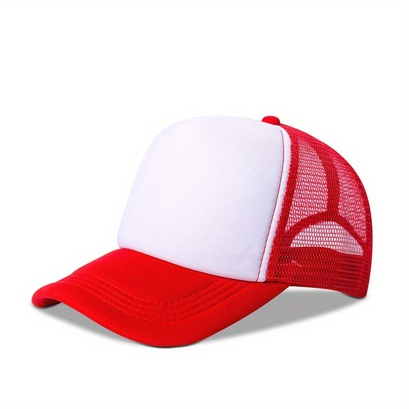 Men's Summer Mesh Cap Baseball Cap Breathable Adjustable Size Sunshade Sports