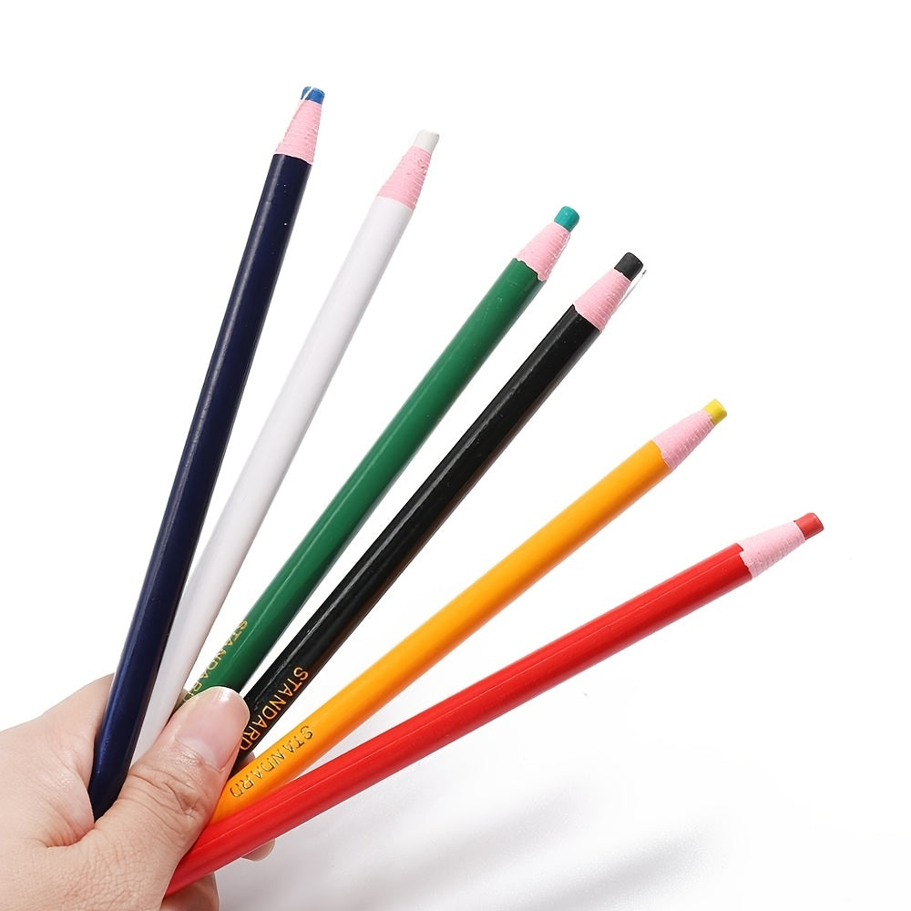 12pcs Sewing Tailor's Chalk Pencils Fabric Marker Pen Sewing Chalk
