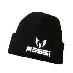 Messi Embroidered Knitted Beanie Adult Warm Hat