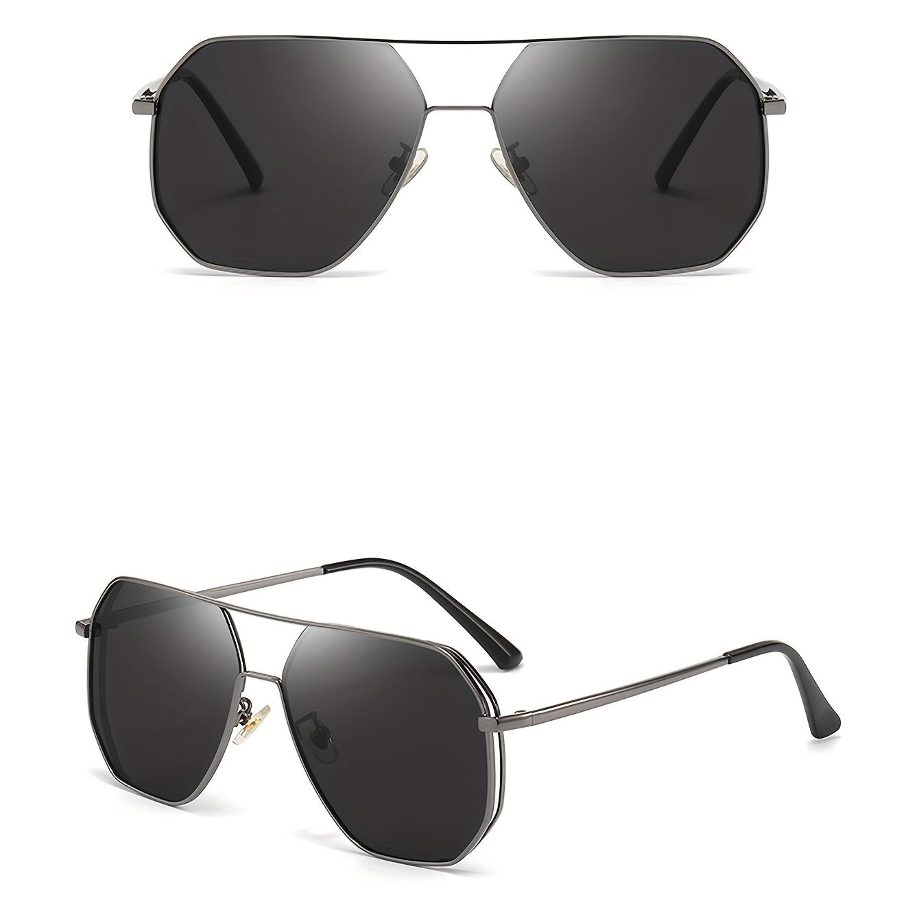 Double Bridge Aviator Sunglasses Outdoor UV400 Sun Shades
