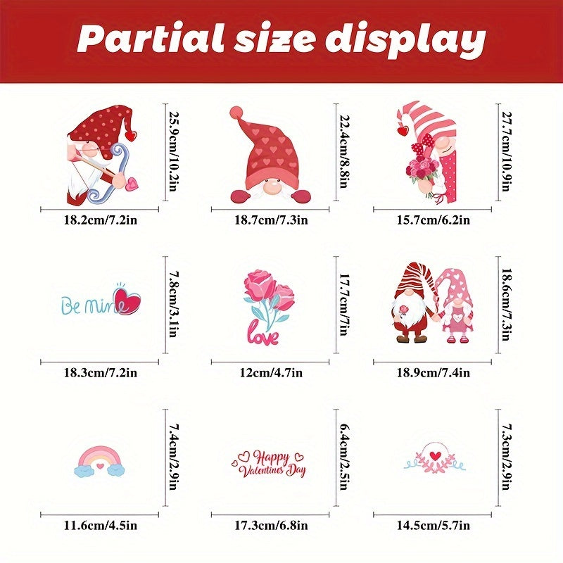 Heart Tree Window Clings Double Sided Decor for Valentines Home