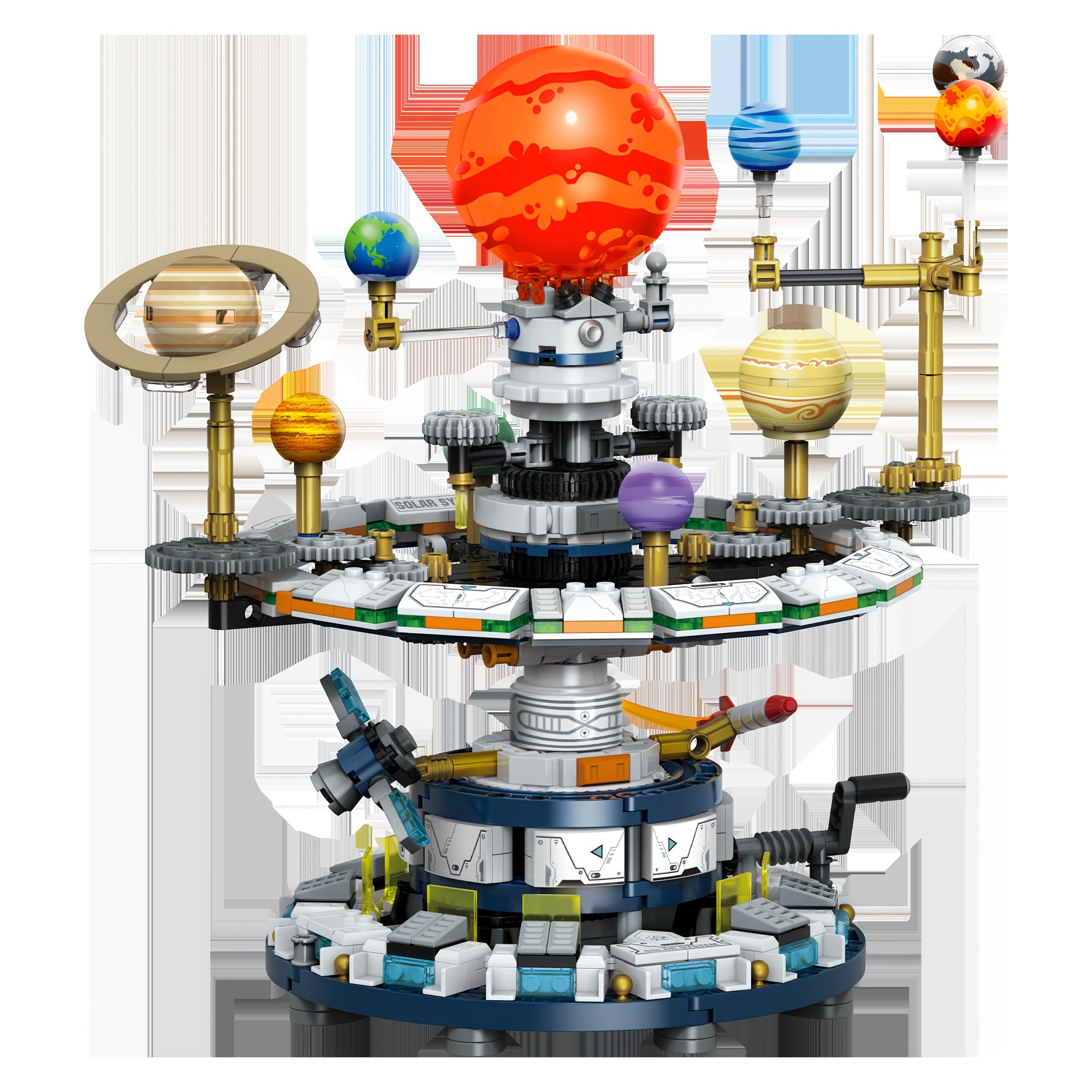 1000 Pcs Solar System Building Block Set Eight Planets Toy Adult Halloween