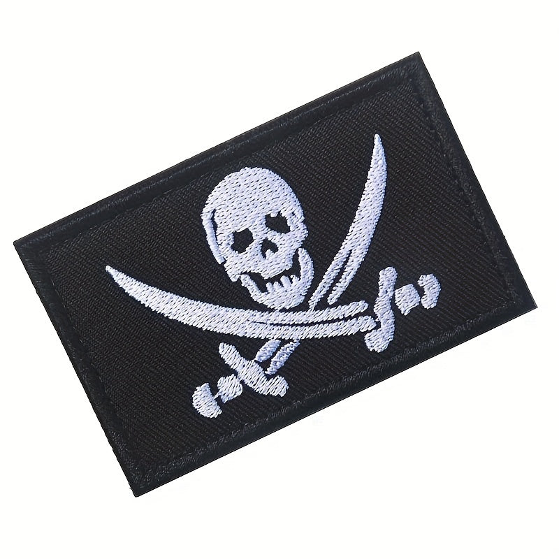 Pirate Military Morale Patch - Halloween & Of The Dead Decor