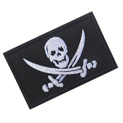 Pirate Military Morale Patch - Halloween & Of The Dead Decor