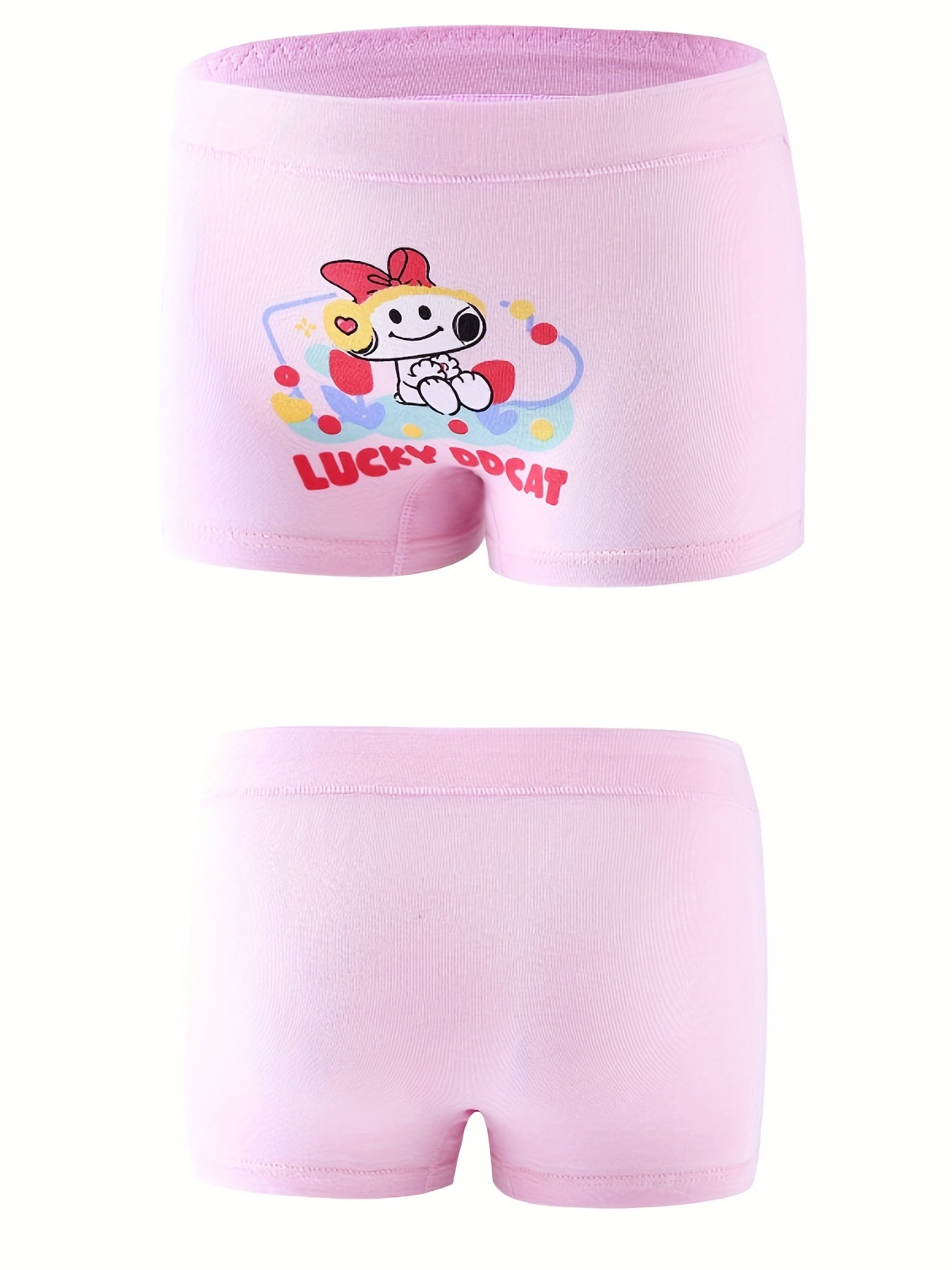 4pcs Children's Underwear Set Cotton Cartoon Print Panties