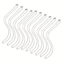 10pcs 304 Stainless Steel Chain Set DIY Necklace Jewelry Findings