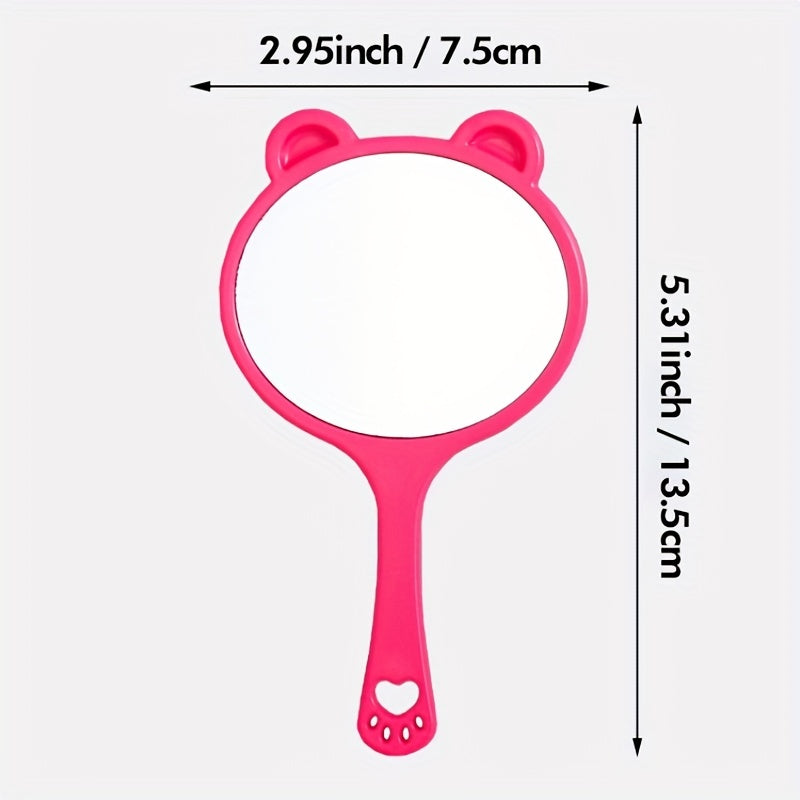 Cat Handheld Mirror for Women Men Girls