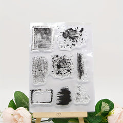 1pc Background DIY Scrapbooking Silicone Transparent Stamp