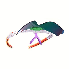 Colorful Lens Sports Sunglasses For Men