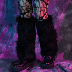 Plush Warm Knee High Leg Warmers Women's Stocking