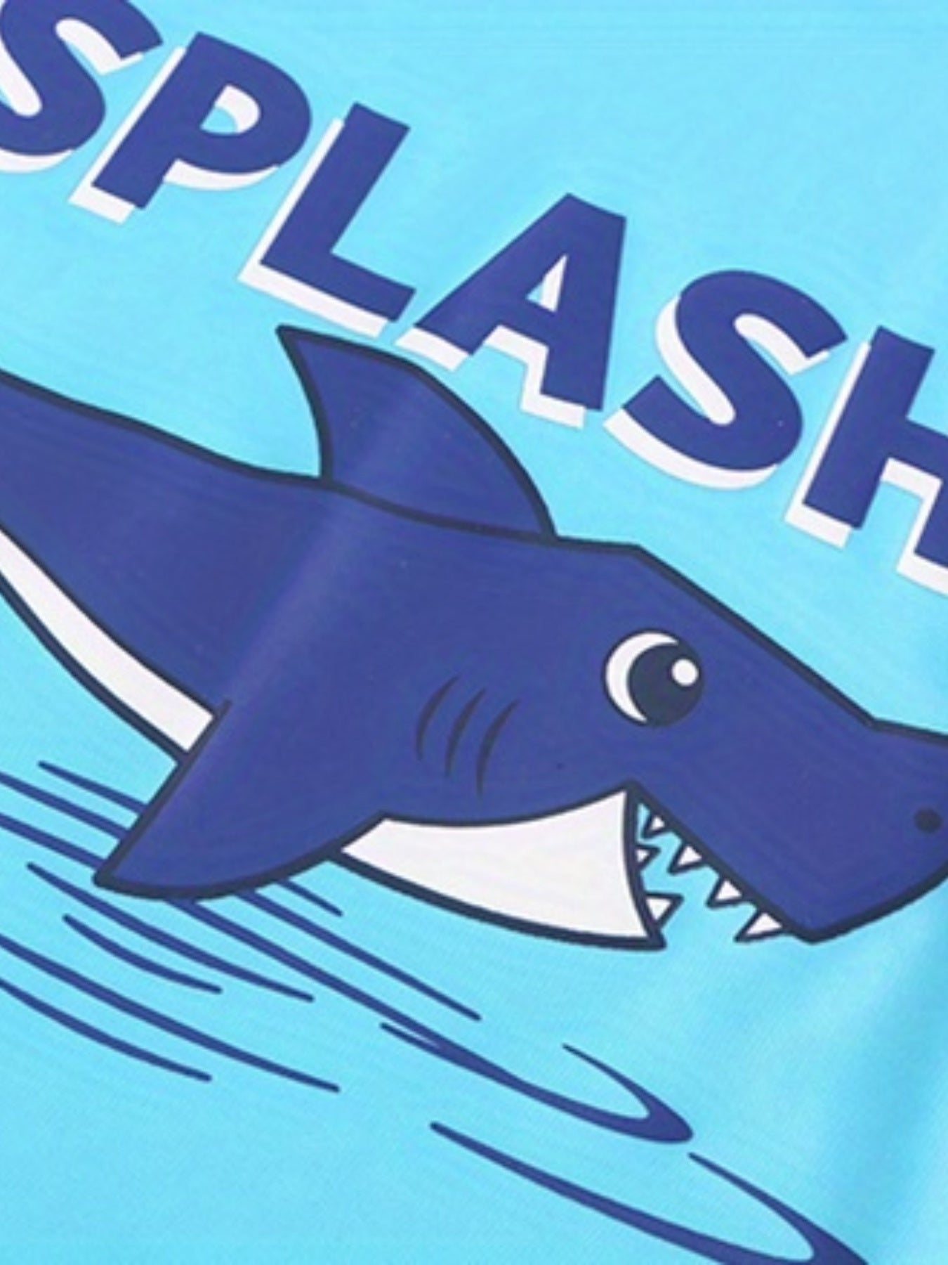 Boys Shark Swim Set - Trunks, Top & Cap - Beach Vacation Clothes