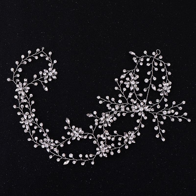 Rhinestone Crystal Headband Tiara Hairband for Bride