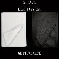 2pcs Iron On Fusible Interfacing Non Woven Lightweight Apparel Interfacing