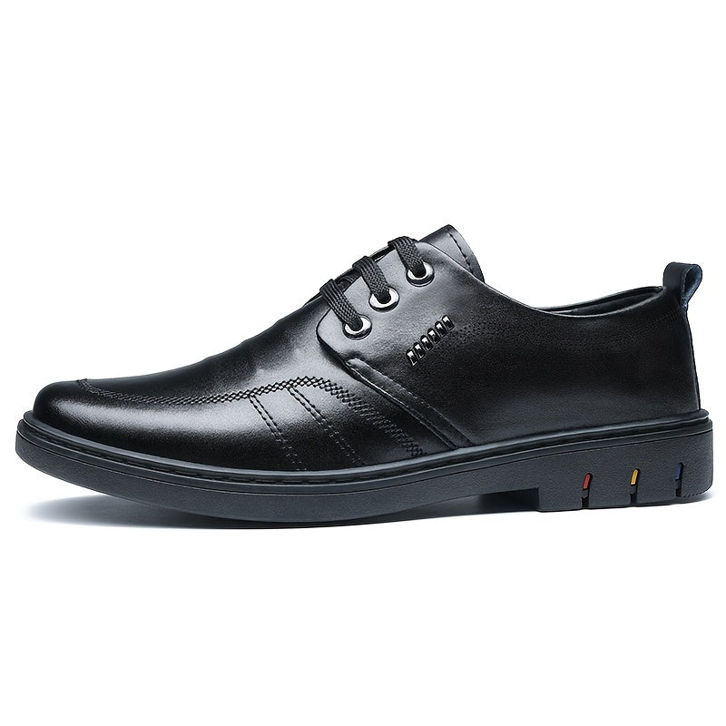 Men's Leather Derby Shoes Lace Up Business Formal