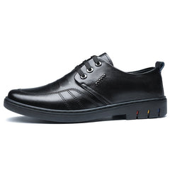 Men's Leather Derby Shoes Lace Up Business Formal