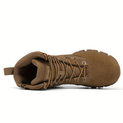 Men's High Top Hiking Boots Non Slip Lace Up Durable Shoes