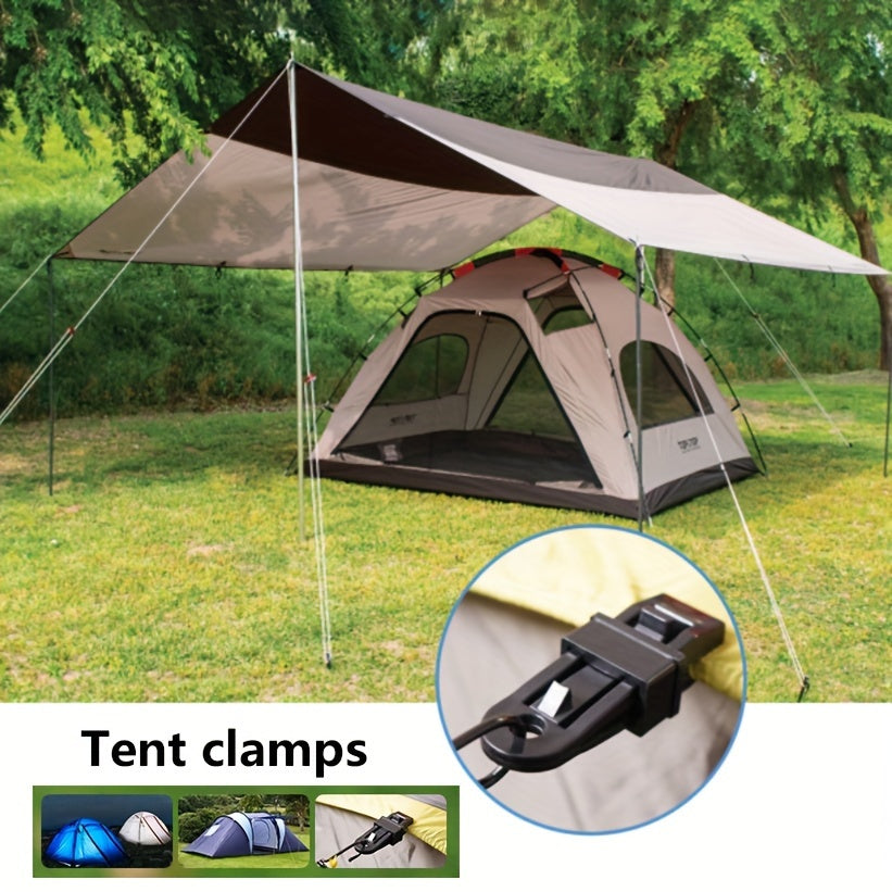 2pcs Heavy Duty Tent Clamps Outdoor Camping Tarp Awning Canopy Clip