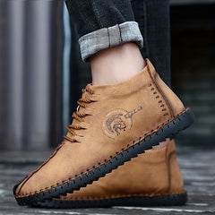 Men's Vintage Chukka Boots High Top Ankle Dress Boots