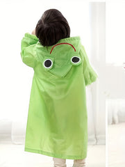 Boys Cartoon Animal Pattern Raincoat Kids Stylish Waterproof Clothes