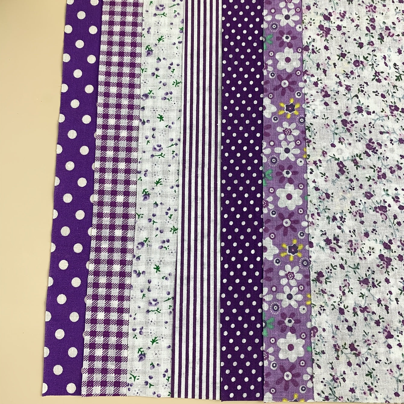 Purple Cotton Fabric For Sewing Dolls DIY Home Textile Cloth 24 89 Cm