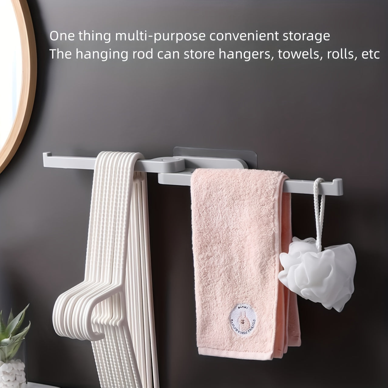 Family Clothing Storage Rack Lightweight Wall Hanging Hook