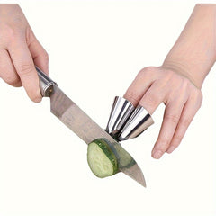 5pcs Stainless Steel Vegetable Nail Finger Guard Finger Tip Protector