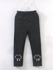 Cartoon Crop Leggings for Girls