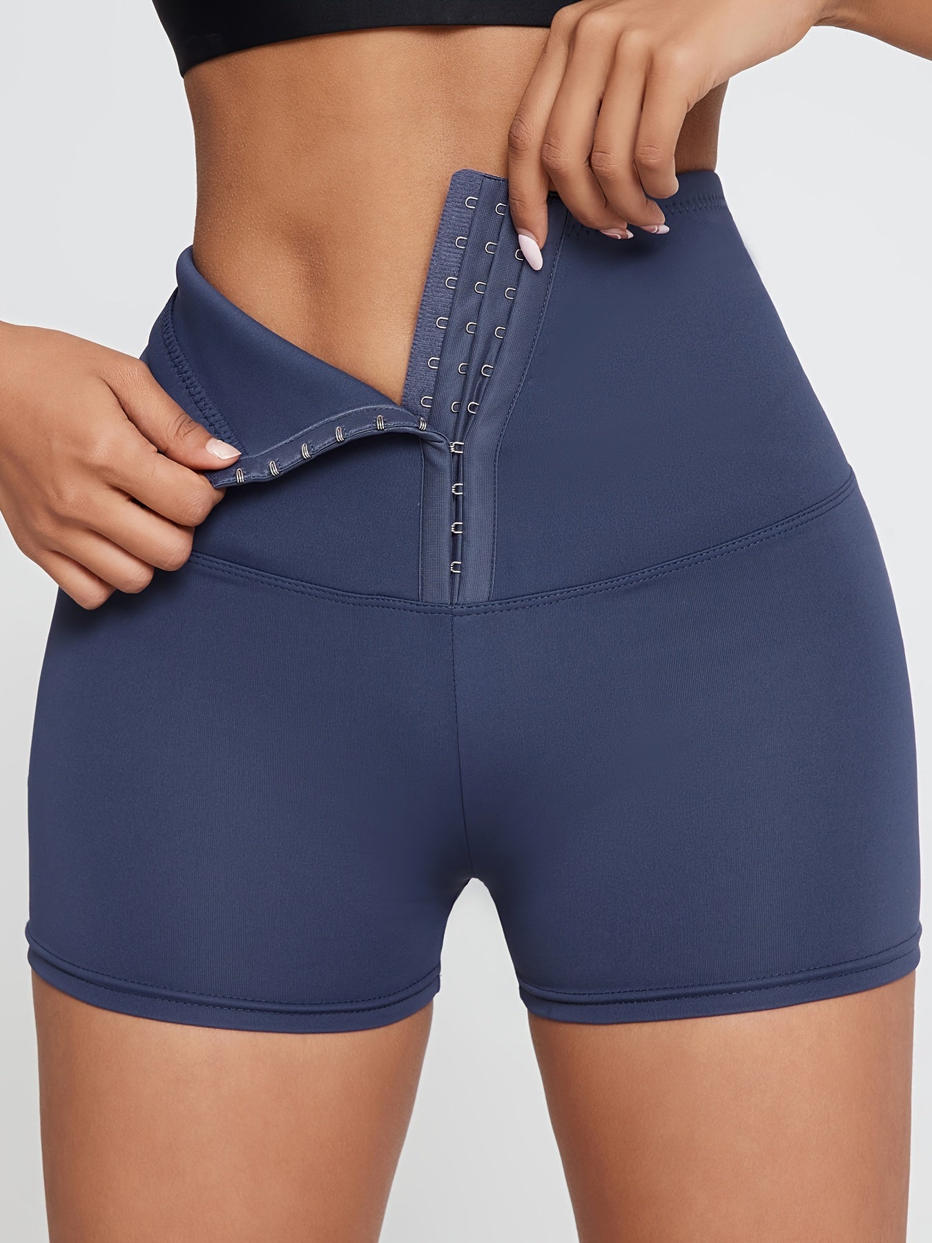 Tummy Control Yoga Shorts High Stretch Fitness Sports Shorts