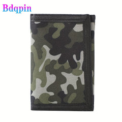 Kids Camo Trifold Wallet for Outdoor Adventures