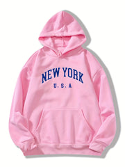 Cozy Kangaroo Pocket Hoodie for Women