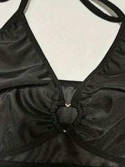 Heart Halter Bra Top Costume Hot Solid Dress Up Women's Clothing