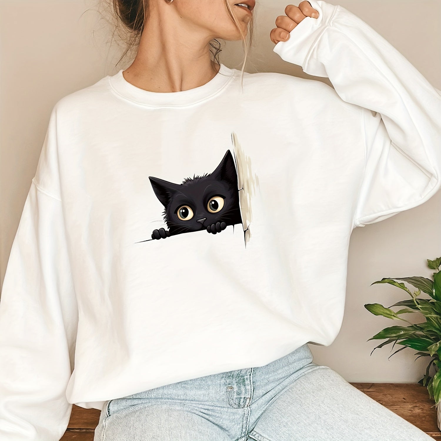 4pcs Cat Stickers for DIY T shirts Jeans Backpack