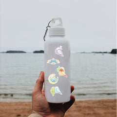 50pcs Cute Parrot Stickers for Water Bottles & Laptops