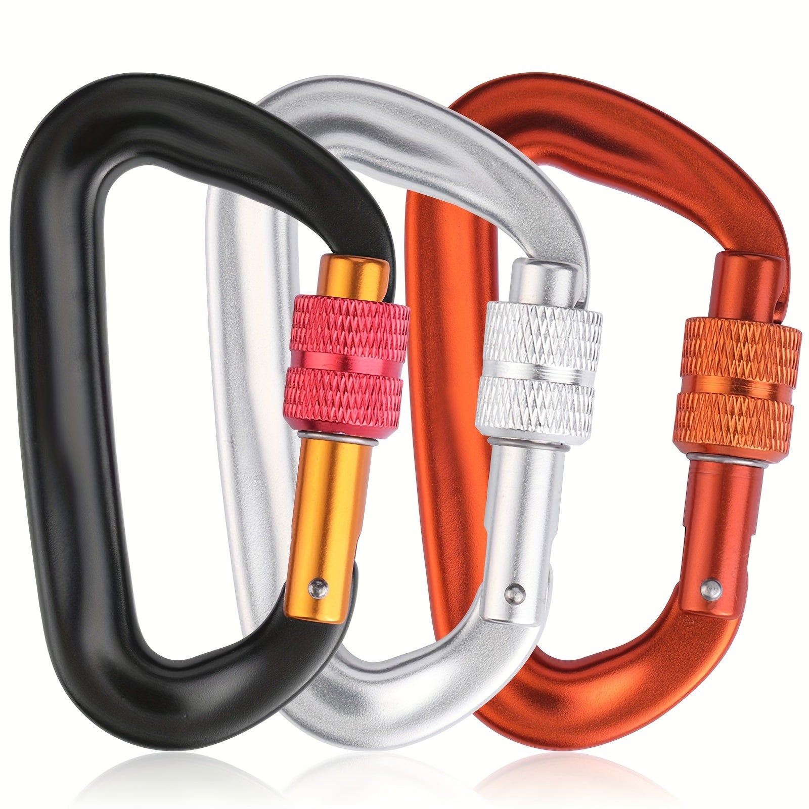 12KN Heavy Duty Carabiner Clip for Outdoor Hiking Camping