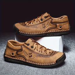 Men's Casual Lace Up Shoes Non Slip Walking Flats