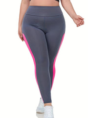 Contrast Panel High Rise Leggings