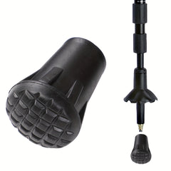 Rubber Feet Trekking Pole Tips Replacement Protectors for Hiking Walking Sticks