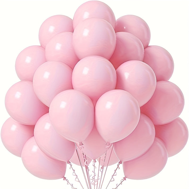 50pcs 25.4cm Light Pink Latex Party Balloons Halloween Christmas