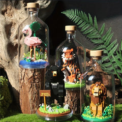 Animal Series 3D Puzzle Building Blocks DIY Display Miniatures