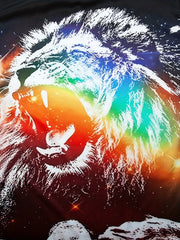 Stylish Lion Printed T Shirt for Men & Women 3D Print