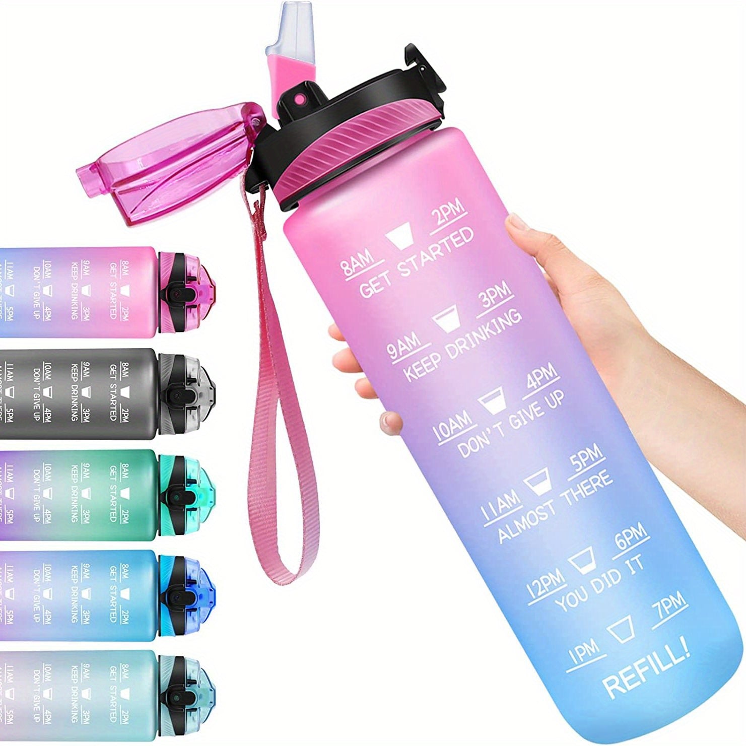 Gradient Outdoor Sports Plastic Cup - 1L