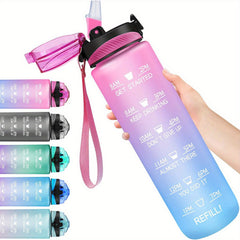Gradient Outdoor Sports Plastic Cup - 1L