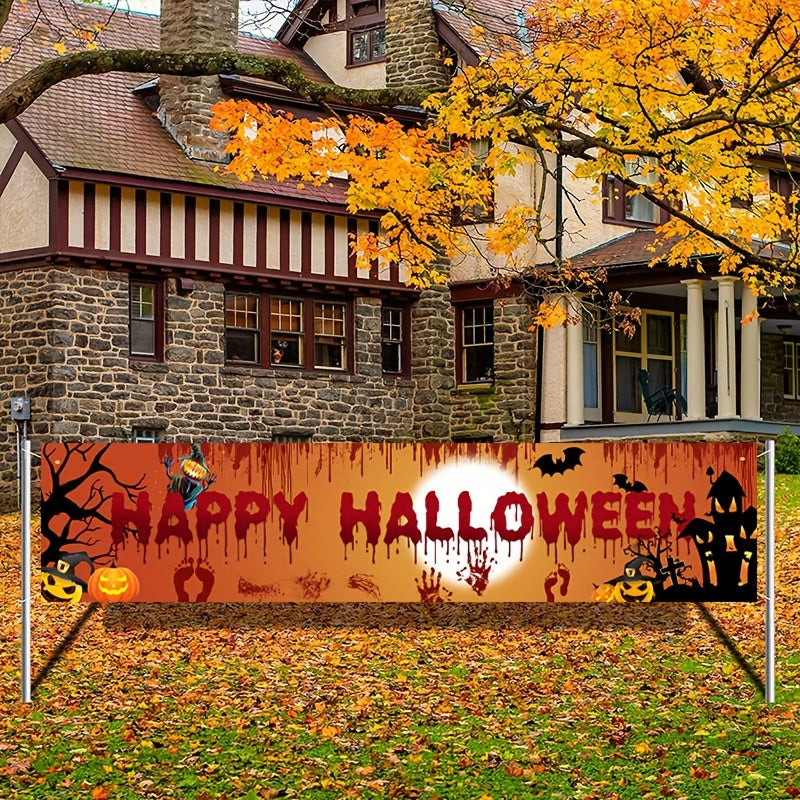 Halloween Themed Banner Party Decorations For Wall Office