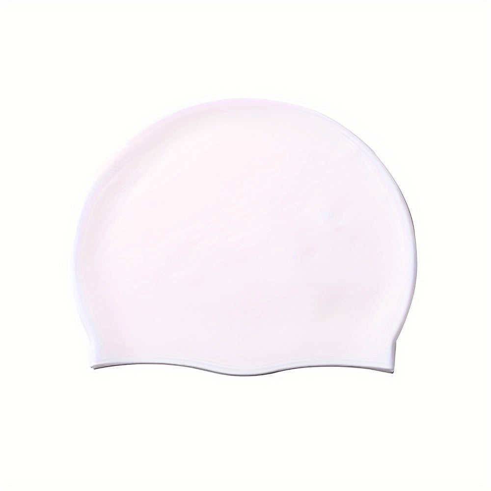 Unisex Silicone Swim Cap Waterproof Comfortable Swimming Cap